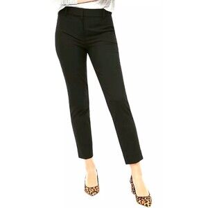 J.Crew Black Petite Slim Cropped Ruby Pants Stretch Twill Black K0106 Size 4P